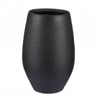 Wazon Douro okrągły czarny mat h 40 x d 26 cm 1094648