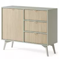 Komoda Forest KSZD106 eukaliptus/jodełka scandi