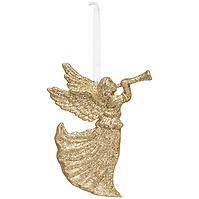 Zawieszka aniołek złota 12 cm 176537