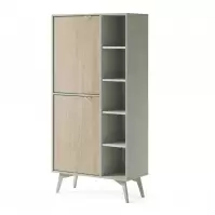 Regał Forest RG80 eukaliptus/jodełka scandi