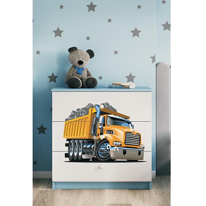 Komoda Dla Dzieci Babydreams Niebieski – Ciężarówka