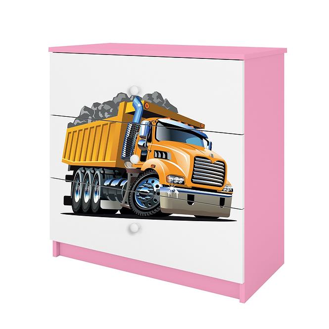 Komoda Dla Dzieci Babydreams Różowy – Ciężarówka