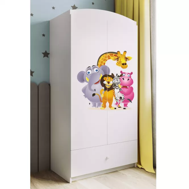 Szafa Babydreams Biały – Zoo