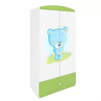 Szafa Babydreams Zielony – Miś Niebieski