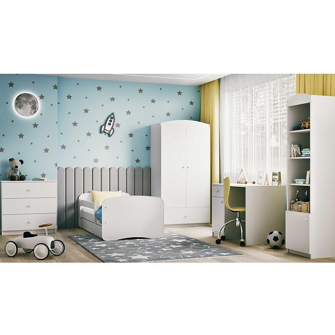Łóżko Dziecięce Babydreams+Sz+M Biały 70x140