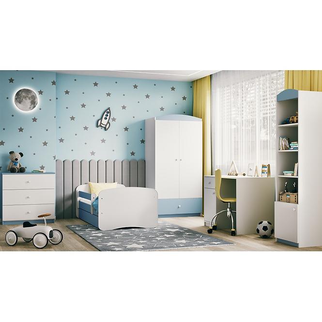 Łóżko Dziecięce Babydreams+Sz+M Niebieski 70x140