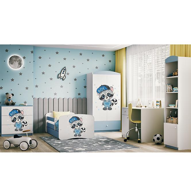 Łóżko Dziecięce Babydreams+Sz+M Niebieski 70x140 Szop