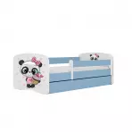 Łóżko Dziecięce Babydreams+Sz+M Niebieski 70x140 Panda