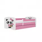 Łóżko Dziecięce Babydreams+Sz+M Różowe 70x140 Panda