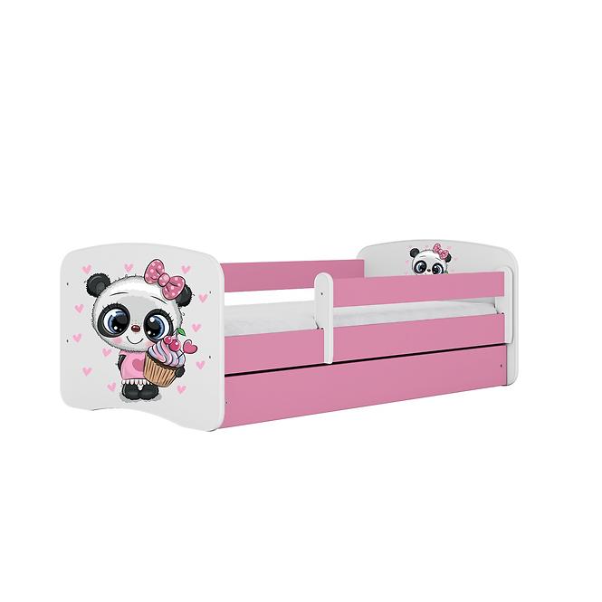 Łóżko Dziecięce Babydreams+Sz+M Różowe 70x140 Panda