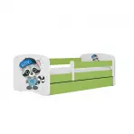 Łóżko Dziecięce Babydreams+Sz+M Zielone 70x140 Szop