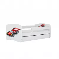 Łóżko Dziecięce Babydreams+Sz+M Biały 70x140 Auto