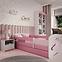 Łóżko Dziecięce Babydreams+Sz+M Różowe 70x140 Jednorożec,4