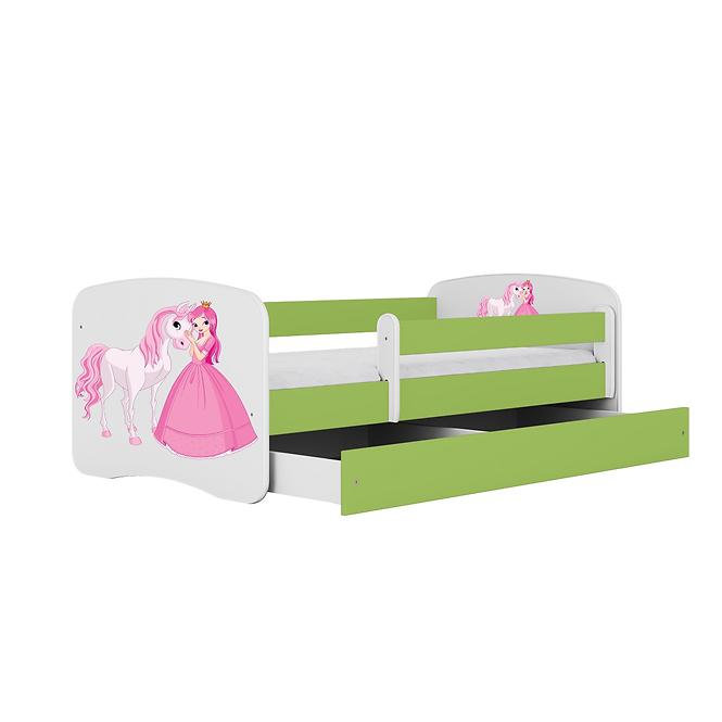 Łóżko Dziecięce Babydreams+Sz+M Różowe 80x160 2 Księżniczka