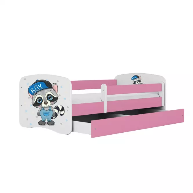 Łóżko Dziecięce Babydreams+Sz+M Różowe 80x180 Szop