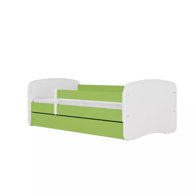 Łóżko Dziecięce Babydreams+Sz+M Zielone 80x180 Panda