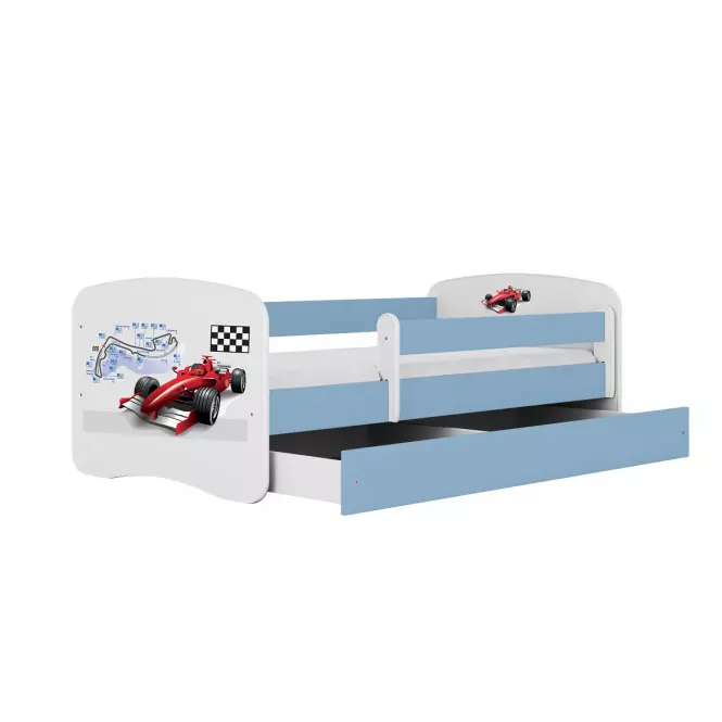 Łóżko Dziecięce Babydreams+Sz+M Niebieski 80x180 Formuła
