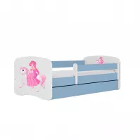Łóżko Dziecięce Babydreams+Sz+M Niebieski 80x180 1 Księżniczka