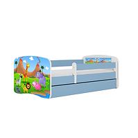 Łóżko Dziecięce Babydreams+Sz+M Niebieski 80x180 Safari
