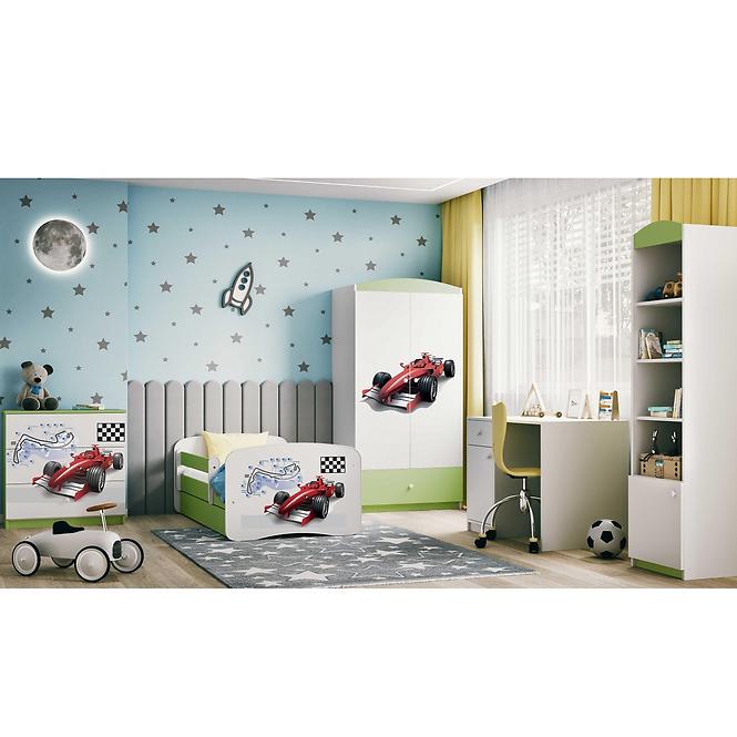 Łóżko Dziecięce Babydreams+Sz+M Zielone 80x180 Formuła