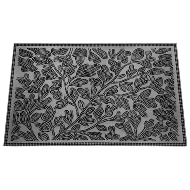 Wycieraczka gumowa zewnętrzna Leaf K-116 58x36 cm liść,3