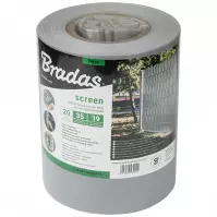 Taśma ogrodzeniowa 19 cm x 35 m jasnoszara
