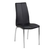 Krzesło Massa czarne/chrom 4szt