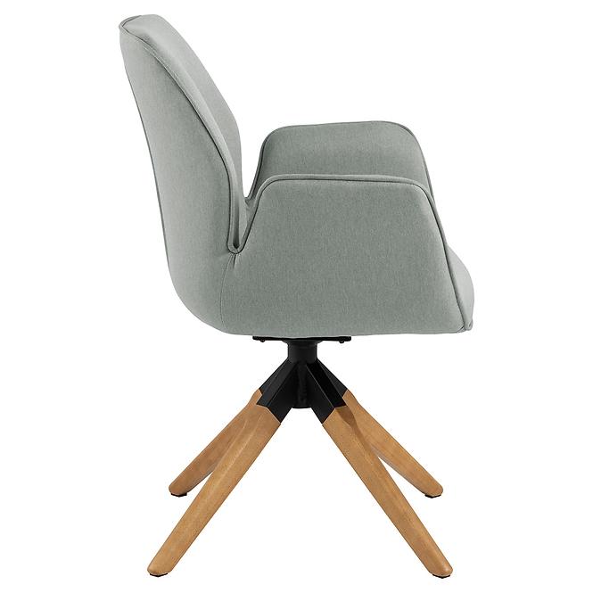 Krzesło Puro jasno szare/dąb