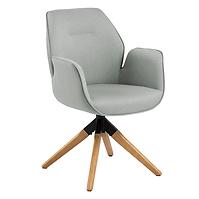 Krzesło Puro jasno szare/dąb