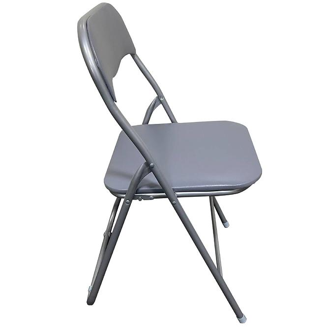 Krzesło składane Dr-9-758 Luis 8268 Szare