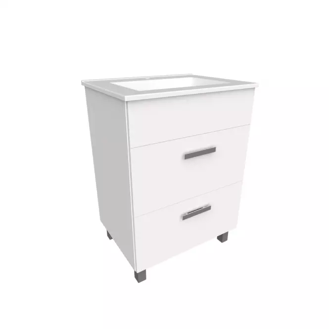 Szafka stojąca Beru 60cm 2S biała