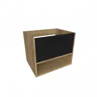 Szafka Kiano 60cm 1S dąb/czarna