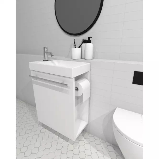 Zestaw wc Mari 40cm 1D biały