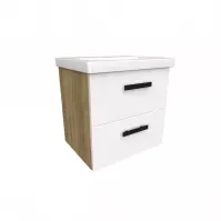 Zestaw Songa 50 cm 2S dąb/biały