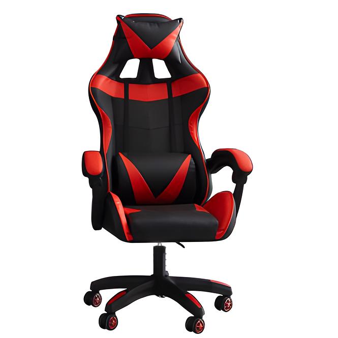 Fotel gamingowy Antyd 8681 czarny/czerwony