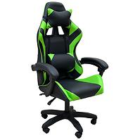 Fotel gamingowy Kastor 8688 czarny/zielony