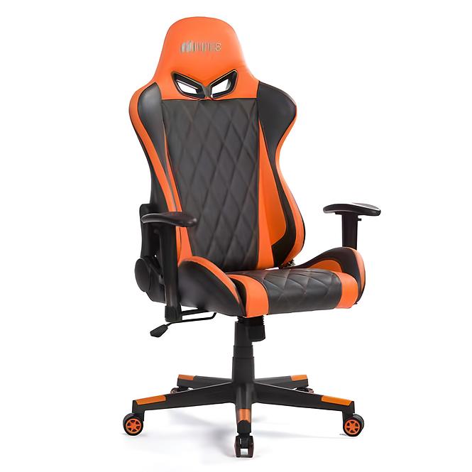 Fotel gamingowy DS90118 czarny/pomarańczowy
