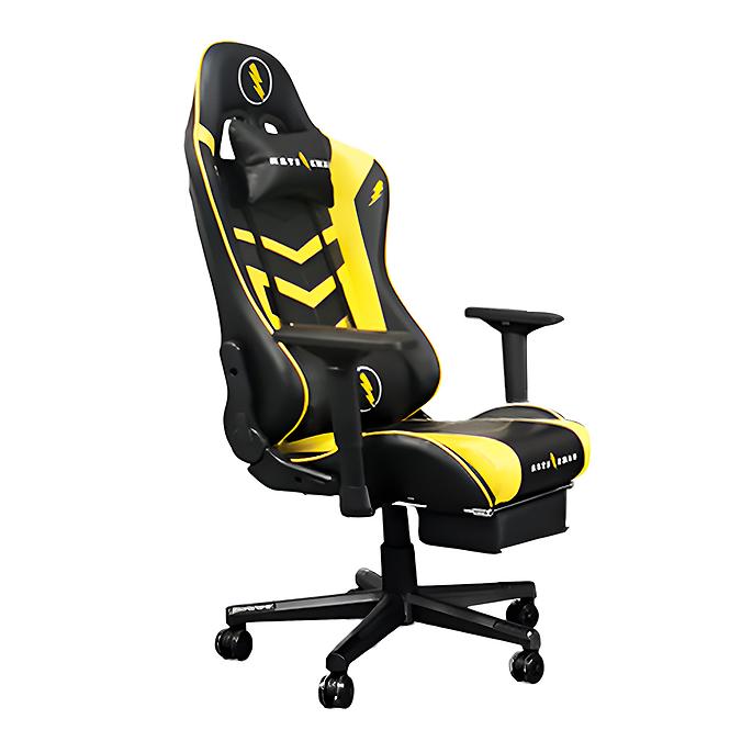 Fotel gamingowy DS90200 czarny/żółty