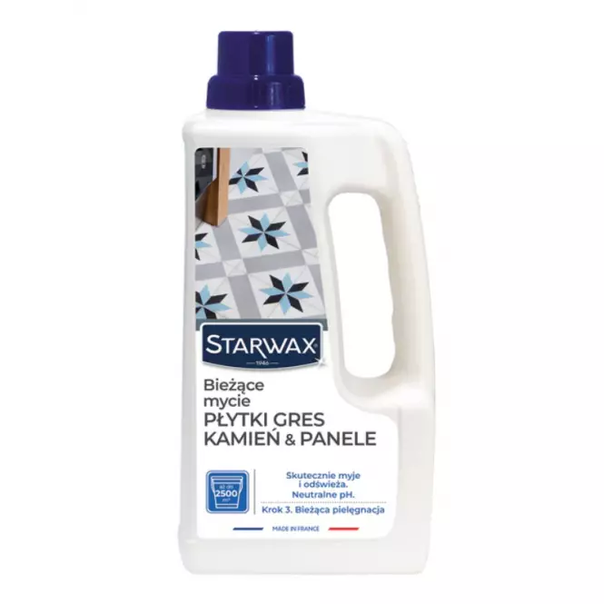 Starwax Bieżące Mycie Płytki Gres Kamień & Panele 1l
