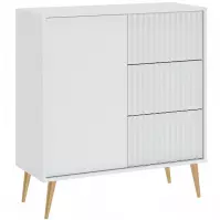 Komoda 1D3S Barcelona biała