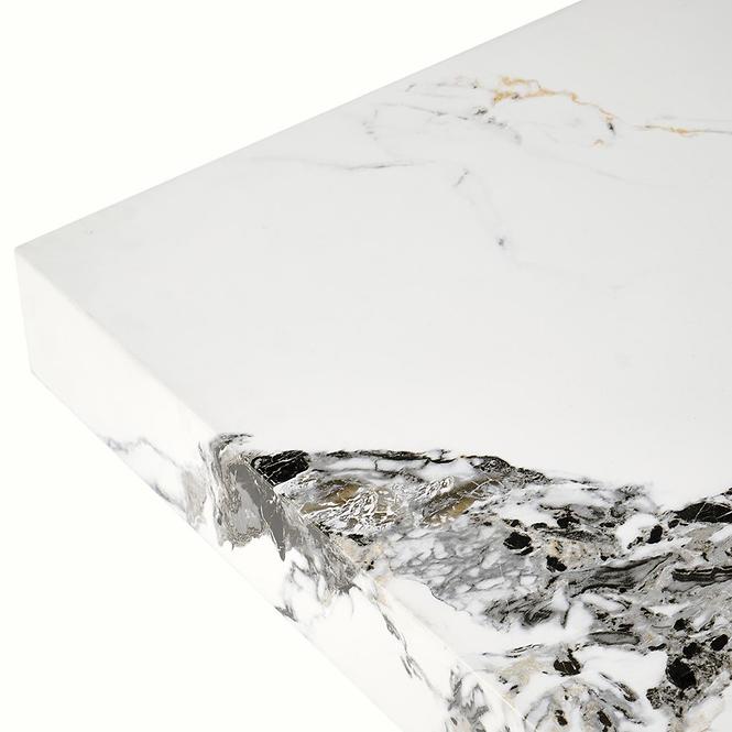 Ława Monolit biały marmur 80