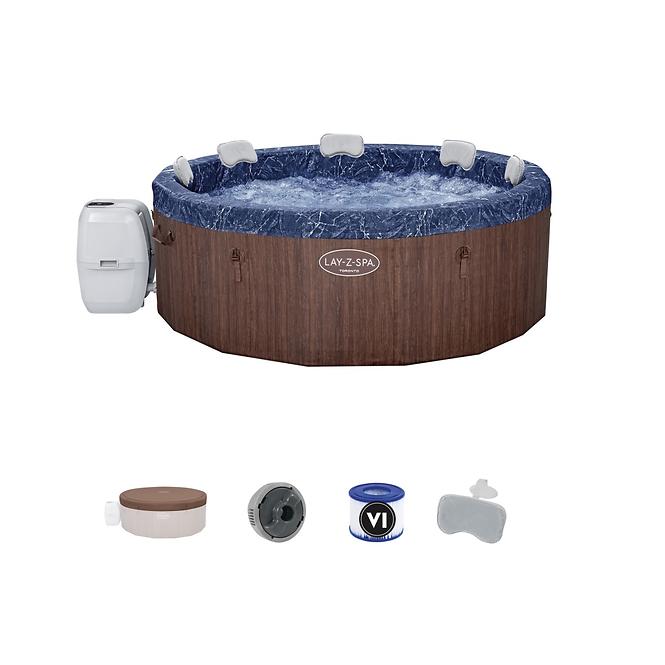 Jacuzzi ogrodowe SPA 1,90 x 0,70 m TORONTO 60163 Lay-Z-Spa® Toronto Smart AirJet Plus™ BESTWAY