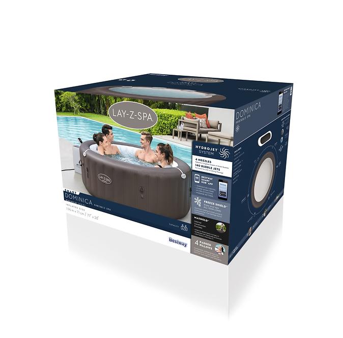 Jacuzzi ogrodowe SPA 1,96 x 0,71 m DOMINICA Smart HydroJet™ 60165