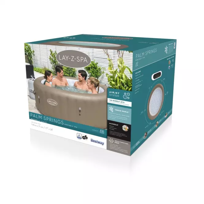 Jacuzzi ogrodowe SPA 1,96 x 0,71 m Palm Springs Lay-Z-Spa® AirJet™ 60017