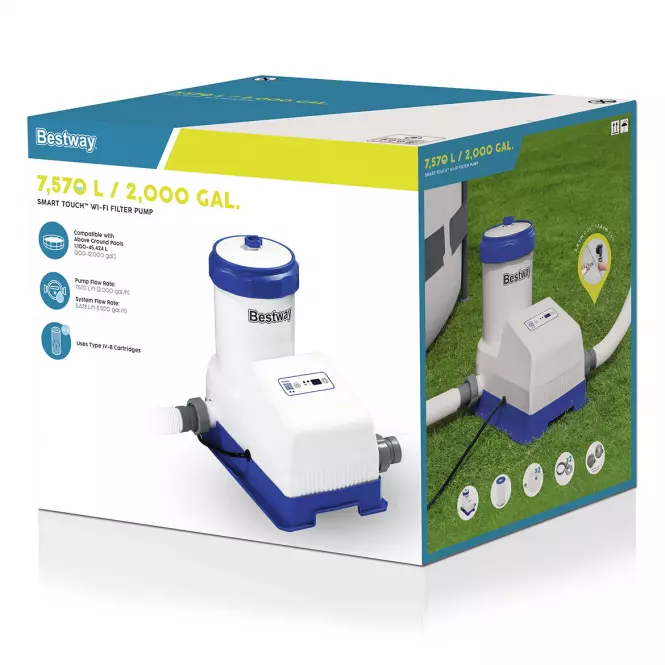Pompa kartuszowa do basenów Smart Touch Wifi 5678 L/H 58680,11