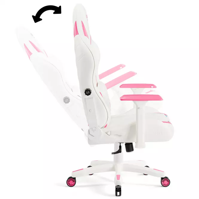 Fotel Gamingowy Normal Diablo X-Ray 2.0 Biały/Róż