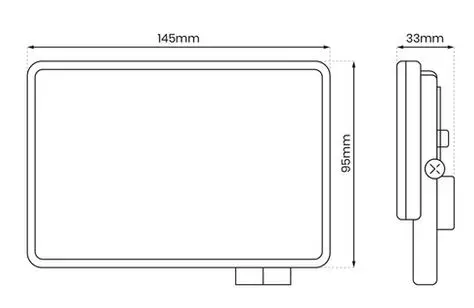 Naświetlacz LED 30W 5000K EKN9015,4