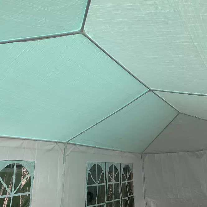 Pawilon ogrodowy 3x6x2,7 m biały