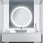 Lustro łazienkowe okrągłe z oświetleniem LED FI60cm,2