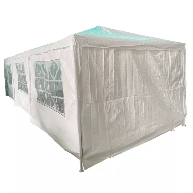 Pawilon ogrodowy 3x9x2,7 m biały